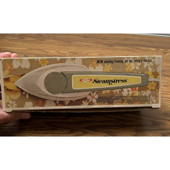 Vintage Osrow Steamstress‎ Lightweight Steamer 1970's In Org. Box - Picture 3 of 14